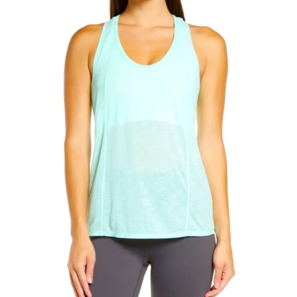 Zella Green Statue Swing It Breezy Tank NWT